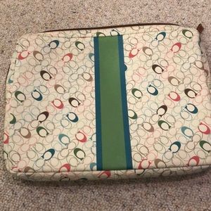 Coach laptop case
